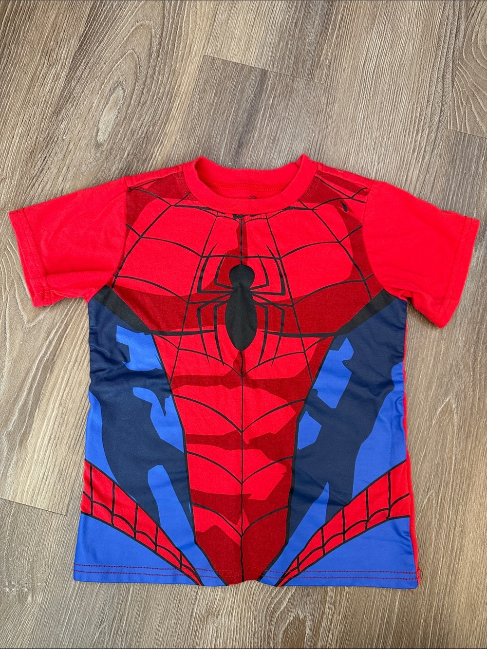 [Like New] Marvel Kids Red Spiderman Superhero cotton T‑Shirt size 6